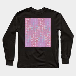 Dots and Dashes Pattern Long Sleeve T-Shirt